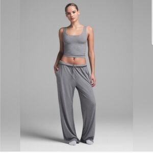 SKIMS Sold Out Soft Lounge Loose Pant Heather Gray NWOT Size XS